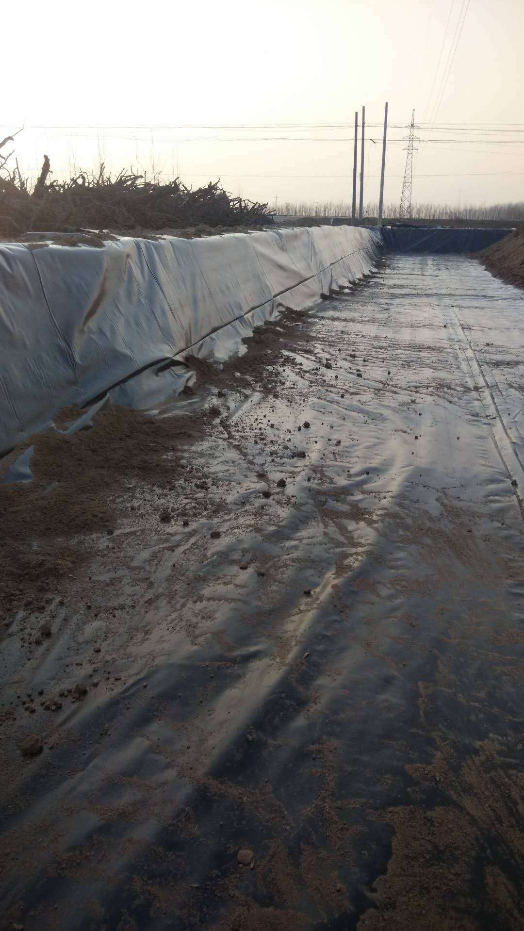 500g短絲土工布生產